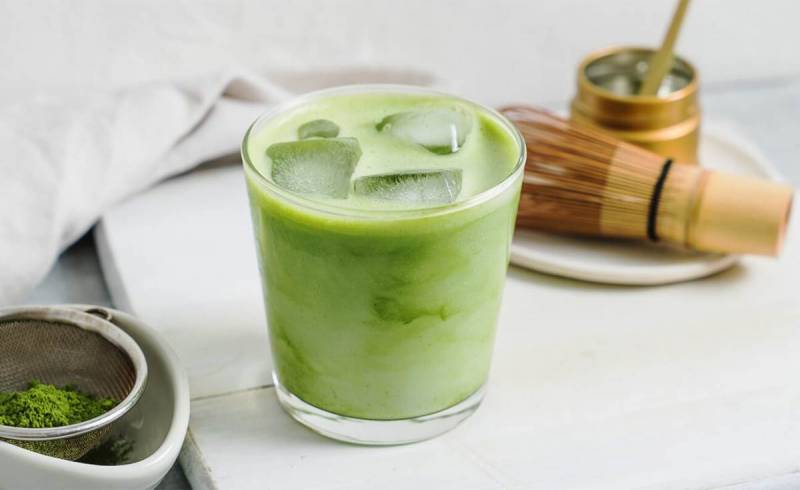 Trà xanh matcha latte